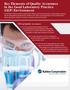 Key Elements of Quality Assurance in the Good Laboratory Practice (GLP) Environment