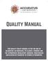 Accuratus Lab Services Quality Manual. Revision 003. Index