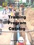 Training Program Catalog