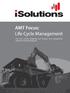 AMT Focus: Life Cycle Management. Life Cycle Costing, Budgeting and Strategic Asset Management Software for Mining Equipment