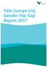 Vale Europe Ltd. Gender Pay Gap Report 2017