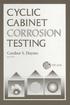 Cyclic Cabinet Corrosion Testing
