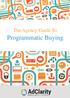 The Agency Guide To Programmatic Buying