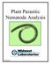 Plant Parasitic Nematode Analysis