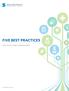 FIVE BEST PRACTICES. Sales Success in Today s Healthcare Market. An SPI White Paper
