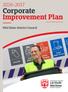 Corporate Improvement Plan