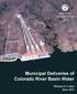 Municipal Deliveries of Colorado River Basin Water