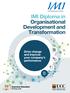 IMI Diploma in Organisational Development and Transformation. Drive change and improve your company s performance