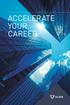 ACCELERATE YOUR CAREER