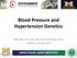Blood Pressure and Hypertension Genetics