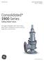 Consolidated* 1900 Series Safety Relief Valve