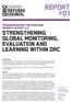 STRENGTHENING GLOBAL MONITORING, EVALUATION AND LEARNING WITHIN DRC