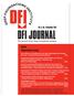 DFI JOURNAL. PAPERS Themed Edition on Testing: Vol. 5, No. 2 December The Journal of the Deep Foundations Institute