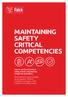 MAINTAINING SAFETY CRITICAL COMPETENCIES