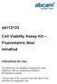 Cell Viability Assay Kit Fluorometric Near InfraRed