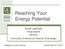 Reaching Your Energy Potential