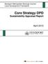 Core Strategy DPD Sustainability Appraisal Report