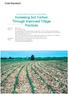 Gold Standard Agriculture Methodology Increasing Soil Carbon Through Improved Tillage... Practices