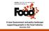 A new Government and policy landscape supporting growth in the Food Industry November 2015