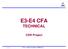 E3-E4 CFA TECHNICAL CDR