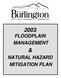 2003 FLOODPLAIN MANAGEMENT