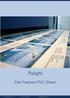 Palight. Flat Foamed PVC Sheet. Tel: +44 (0) Fax: +44 (0)