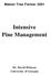 Intensive Pine Management