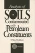 Analysis of Soils Contaminated with Petroleum Constituents