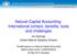 Natural Capital Accounting: International context, benefits, tools and challenges