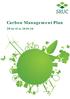 Carbon Management Plan. 2014/15 to 2019/20