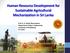 Human Resource Development for Sustainable Agricultural Mechanization in Sri Lanka