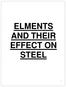 ELMENTS AND THEIR EFFECT ON STEEL