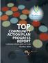 TOP COMMUNITY ACTION PLAN PROGRESS REPORT