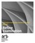 Prescribed Examination Guidance Booklet (Part A) Before Examination