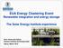 EUA Energy Clustering Event Renewable integration and energy storage