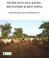 THE END OF EU MILK QUOTAS IMPLICATIONS IN WEST AFRICA LITERATURE REVIEW AND FUTURE PERSPECTIVES