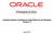 Contents Working with Oracle Primavera Analytics... 5 Legal Notices... 10