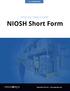 THINK PREVENTION. Step-by-Step Guide: NIOSH Short Form. Ergonomics Plus Inc.