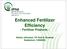 Enhanced Fertilizer Efficiency - Fertilizer Products - Saskatoon, CANADA