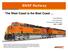 BNSF Railway. The West Coast is the Best Coast. Fred Malesa. Vice President International Marketing Oct. 11, 2011