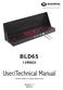 BLD65 12R962. User/Technical Manual. Contents subject to change without notice