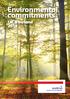 Environmental commitments. UK & Ireland 2018