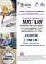 COURSE CONTENT. AAAED Professional Development and Training Institute in Partnership with HirePotential, Sheridan Walker