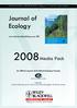 An Official Journal of the British Ecological Society