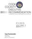 COOK COUNTY EXECUTIVE RECOMMENDATION CLASSIFICATION & COMPENSATION SCHEDULE FY 2015 VOLUME 3