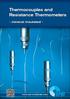 Thermocouples and Resistance Thermometers