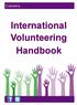 International Volunteering Handbook