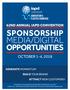62ND ANNUAL IAPD CONVENTION SPONSORSHIP MEDIA/DIGITAL OPPORTUNITIES OCTOBER 1-4, 2018