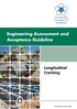Engineering Assessment and Acceptance Guideline Longitudinal Cracking