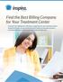 Find the Best Billing Company for Your Treatment Center